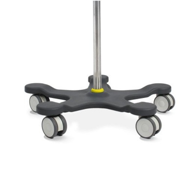 Bristol Maid Two-Hook IV Stand With Handle (Yellow Base Cap)