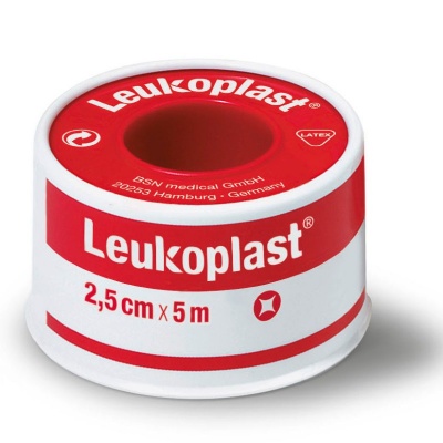 Leukoplast Fixation Tape for Non Sensitive Skin (2.5cm x 5m Roll)