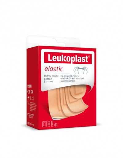Leukoplast Elastic Professional Plasters Assorted Sizes (Pack of 20)
