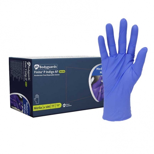Confezione Da 200 Guanti In Nitrile Con Texture A Cipria S 200 Colore Blu Best-b - Foto 5