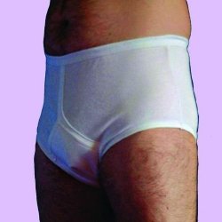 Mens Traditional Y-Front Brief With Built In Pad