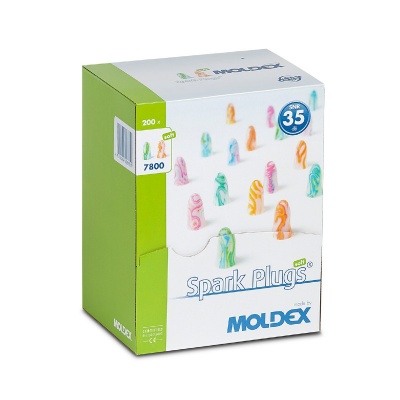 Moldex 7800 Spark Plugs Disposable Ear Plugs (Box of 200)