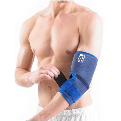 Neotech Care Elbow Support Sleeve - Bamboo Fiber 3D Weaving Knitted Fabric - Elastic & Breathable - For Golf Tennis Sports - Right Or Left Arm - Grey Colour (Size S 1
