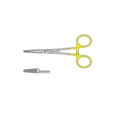 Olsen Hegar Needle Holder With Tungsten Carbide Jaws And Scissor With Screw Joint 160mm Straight