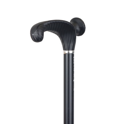 Ossenberg Crutch Handle Adjustable Black Walking Sticks for Arthritis (Pair)