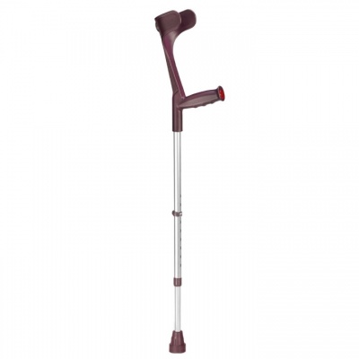 Ossenberg Classic Aubergine Adjustable Open-Cuff Crutch
