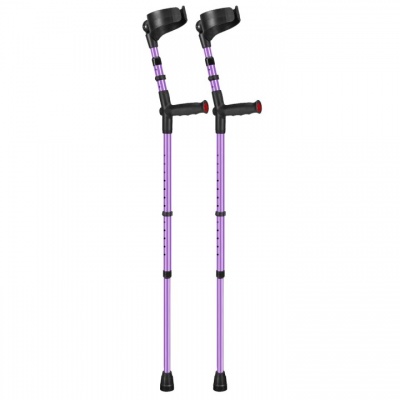 Ossenberg Comfort Grip Open Cuff Crutches – Black - Pair | Height Adjustable Elbow Walking Crutches For Men Women Adults Arthritis Soft Comfy Handle - View #9