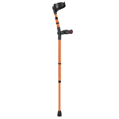 Ossenberg Orange Closed-Cuff Comfort-Grip Double Adjustable Forearm Crutch (Right Hand)