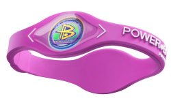 Power Balance Sports Bracelet Hologram Wristband Pink and White