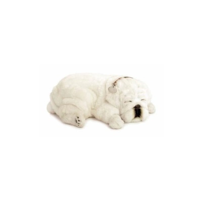 Precious Petzzz White Bulldog Battery Operated Toy Dog