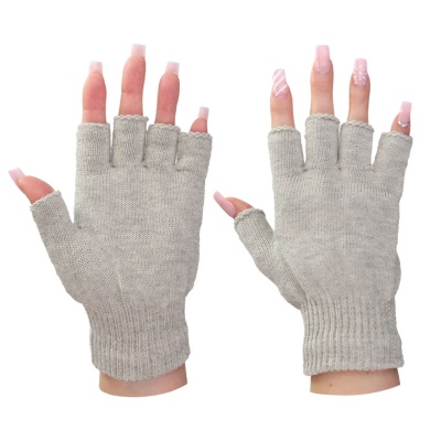 Raynaud's Disease Fingerless Silver Gloves Health and Care
