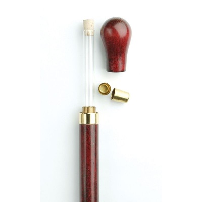 Maple Tippling Walking Cane and Flask