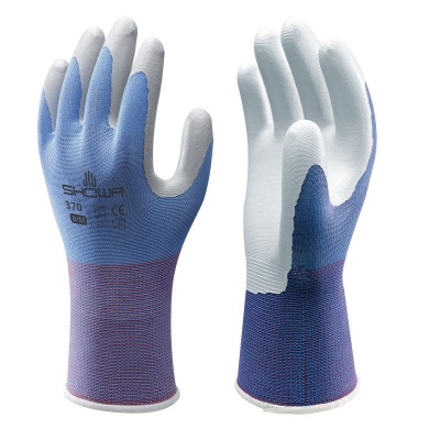 Showa Floreo 370 Ladies Grip and Water-Resistant Blue Gardening Gloves