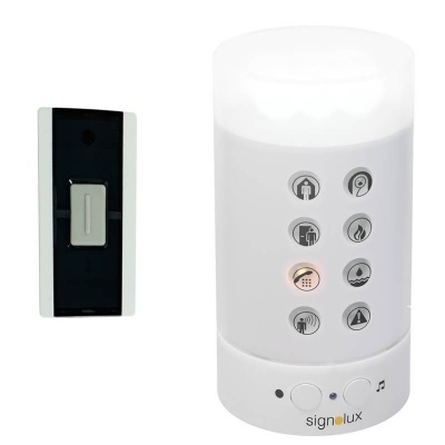 Signolux Tower Doorbell for Hard of Hearing Set