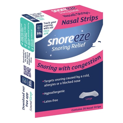 Snoreeze Large Nasal Strips (Pack of 20)