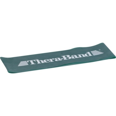 THERABAND Heavy Strength Green Resistance Band Loops (10-Pack)