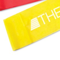 THERABAND Latex Light Strength Yellow Resistance Bands Loops (10-Pack)