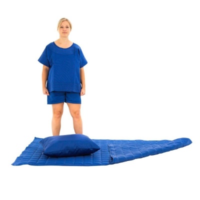 Tetcon Economy Line Tear-Resistant Blanket with Fleece (Blue)