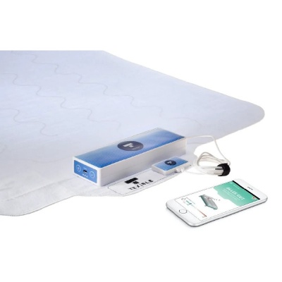 Texible Wisbi Smart Incontinence and Bed Exit Sensor/Alarm Mats Set (Twin Pack)