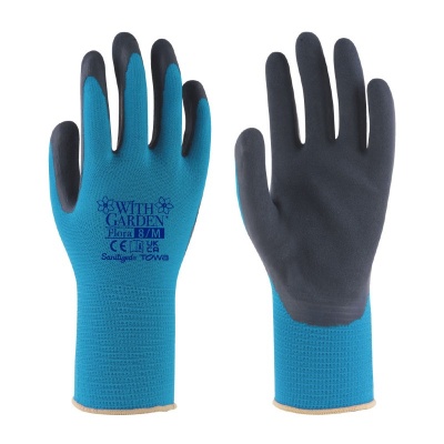 Towa WithGarden Flora Ladies Aqua Blue Gardening Gloves
