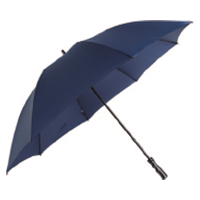 Dark Blue Large-Canopy Windproof Golf Umbrella with Lightweight Fibreglass Shaft