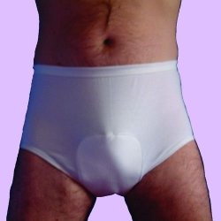 Unisex Brief With Built In Pad