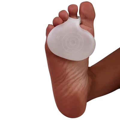 Silipos Ball of the Foot Gel Cushion Pad With Toe Loop (Pair)