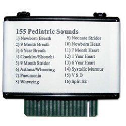 3B Scientific Paediatric Breath and Heart Sounds Card for Auscultation Simulator
