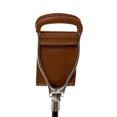 Shooting Stick With Brown Leather Seat main image 1