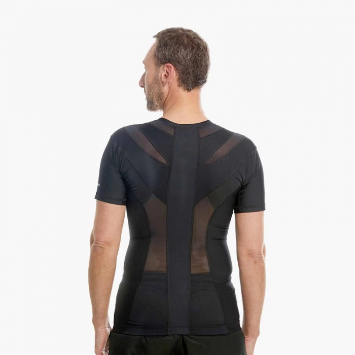 Active Posture Men's Posture Shirt (Black) Health and Care