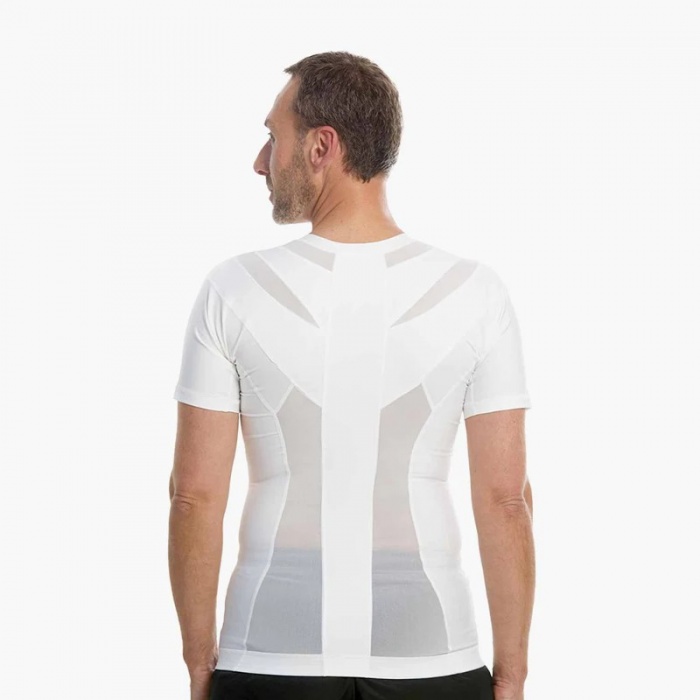 Active Posture Men's Posture Shirt (White) Health and Care