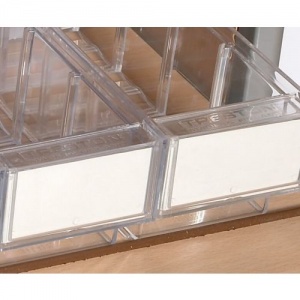 Additional Narrow Tray Labels for the Sunflower Medical UDS Trolleys (Pack of 100)