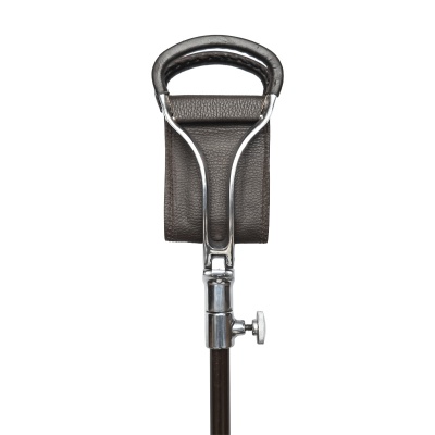 Adjustable Brown Promenade Walking Seat Stick