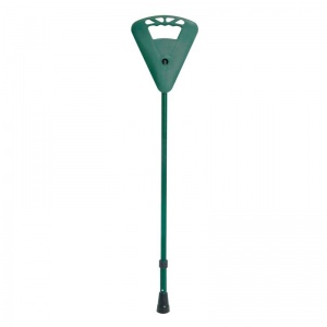Adjustable Green Mono Flipstick Seat Walking Stick