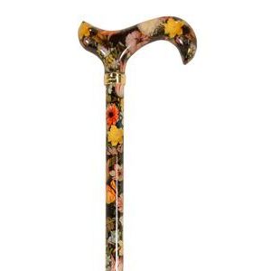 Adjustable National Gallery Bosschaert Derby Handle Walking Cane