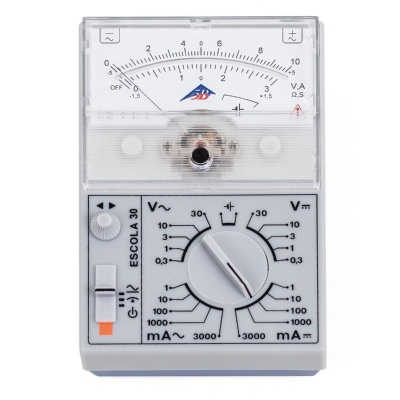 Analogue Multimeter ESCOLA for Measuring Voltage and Current
