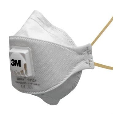 UCi 3M Aura Disposable FPP2 Unvalved P2S Respirator Mask 9320+ (20 Pack)