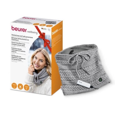 Beurer HK 37 Heated Tube Scarf with Powerbank