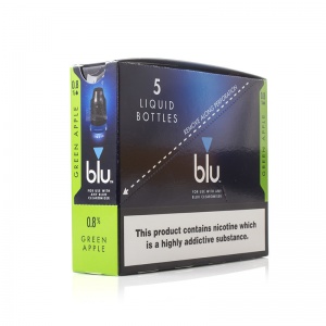 Blu Pro Green Apple E-Liquid (Pack of Five)