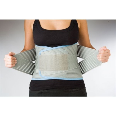 BodyMedics Adjustable Deep Breathable Lumbar Support Brace for Injury Recovery