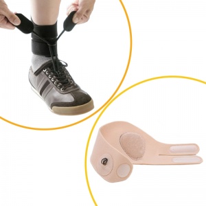 Boxia Drop Foot AFO Brace and Shoeless Attachment Bundle