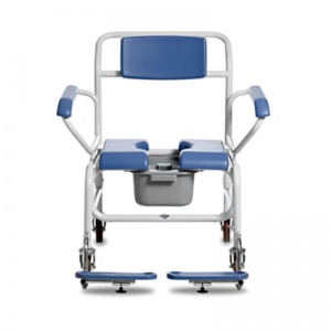 Bristol Maid Bariatric Mobile Commode Chair with Butterfly Armrests (610mm)