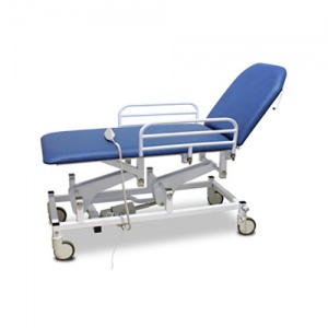 Bristol Maid Electric Two-Section Mobile Treatment and Examination Couch with Foot Switch
