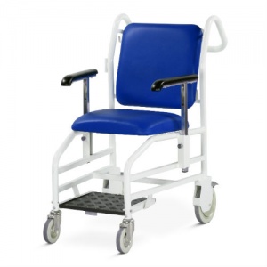 Bristol Maid Front-Steer Nesting Portering Chair with Sliding Foot Rest