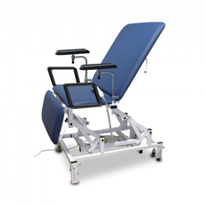 Bristol Maid Electric Three Section Bariatric Phlebotomy Chair with Foot Switch