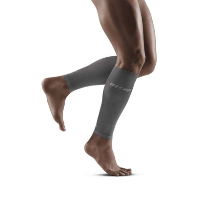 CEP Grey/Light Grey Ultralight Compression Calf Sleeves for Men