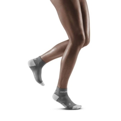 CEP Grey/Light Grey Ultralight Low Cut Compression Socks for Women