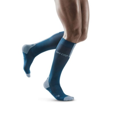CEP Run Blue/Grey Compression Socks 3.0 for Men