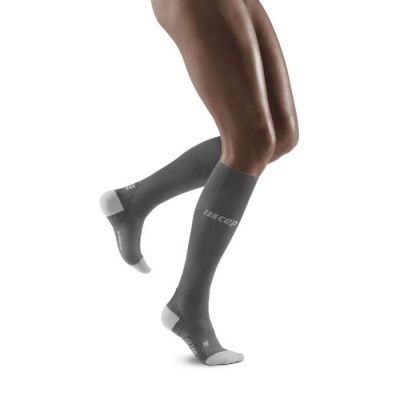 CEP Run Grey/Light Grey Ultralight Compression Socks for Women