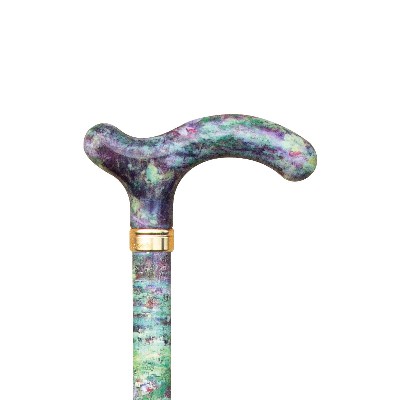 Petite Adjustable National Gallery Monet's Water-Lily Pond Aluminium Walking Derby Cane